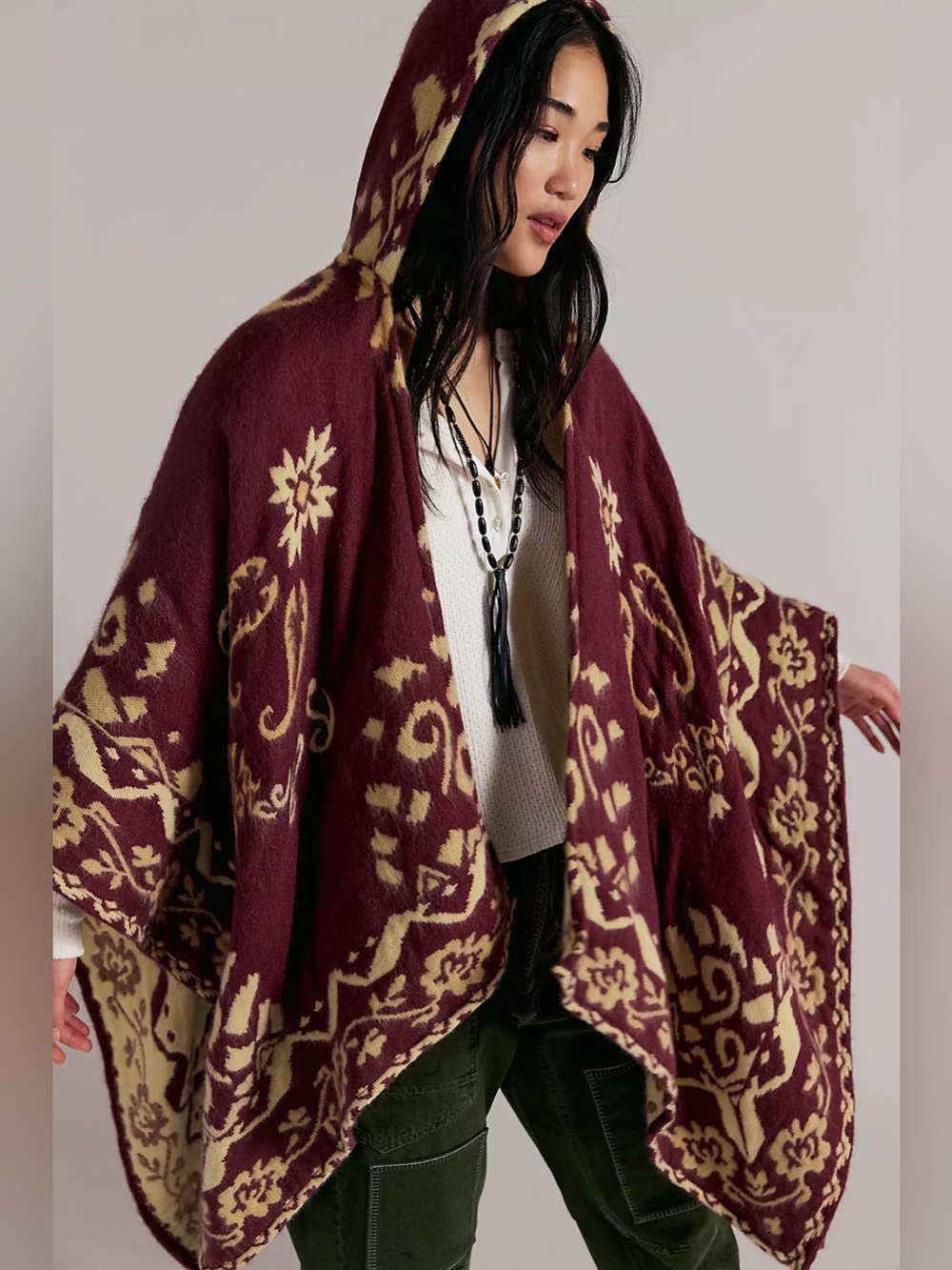 NWOT Free People Rown Printed Duster